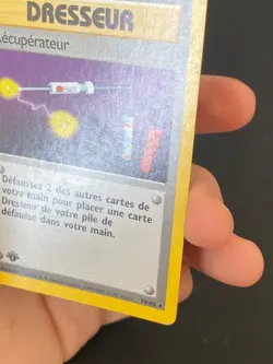 CARTE POKEMON RECUPERATEUR 74/102 EDITION 1 FR RARE SET DE BASE - TBE - Image 4