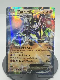 Pokemon TCG Zygarde EX 54/124 XY Fates Collide Ultra Rare NM - Image 1