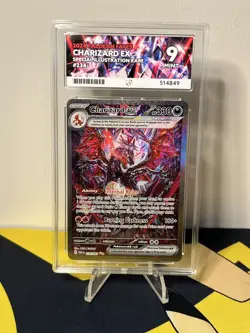 Charizard Ex 234/091 Paldean Fates Special Illustration Rare ACE 9 Pokemon TCG - Image 1