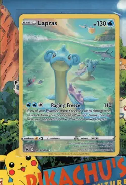 Pokemon TCG Lapras - GG05/GG70 Crown Zenith Galarian Gallery Holo NM/M - Image 1