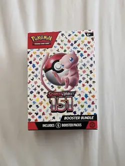 Pokemon Scarlet & Violet 151 Booster Bundle Box Display Storage Wrap BOX ONLY - Image 1