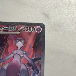 Pokemon Destined Rivals Team Rocket's Mewtwo Ex #231 Special Illustration Rare - Image 4