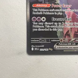 Pokemon Destined Rivals Team Rocket's Mewtwo Ex #231 Special Illustration Rare - Image 5