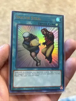 Yu-Gi-Oh! Snatch Steal SRL-EN036 MINT Spell Ruler 25th Anniversary Ultra Rare - Image 1