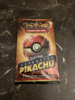 Pokemon TCG Detective Pikachu x5 Promo Pack Sealed Pokemon Cards 5 pack lot - Image 1