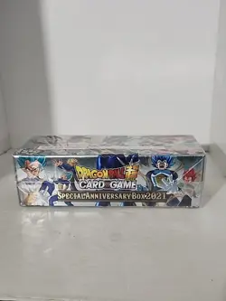 Bandai Dragon Ball Super Card Game Special Anniversary Box 2021 Vegeta Art 811039035426 - Image 1