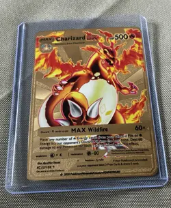 Charizard DX HP500 Metal Pokemon Card-Collectible Gift Display - Image 1