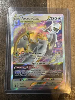 Pokemon Arceus VSTAR SWSH307 Black Star Promo Card Trainers Toolkit 2023 NM - Image 1
