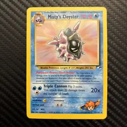 Pokemon TCG Misty's Cloyster Gym Heroes 29/132 Unlimited Rare Card - Image 1