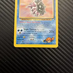 Pokemon TCG Misty's Cloyster Gym Heroes 29/132 Unlimited Rare Card - Image 3
