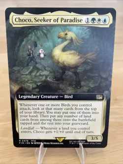 Choco Seeker of Paradise Final Fantasy Magic: The Gathering Extended Art regular - Image 1