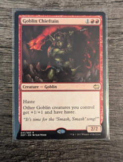 MTG: Goblin Chieftain (Duel Decks: Merfolk vs. Goblins)(RARE) - Image 1