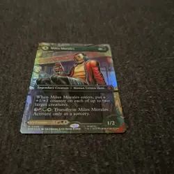 Miles Morales 0200 Borderless Foil MTG Marvel's Spider-Man Magic the Gathering - Image 3