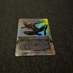 Miles Morales 0200 Borderless Foil MTG Marvel's Spider-Man Magic the Gathering - Image 4