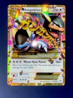 Pokemon TCG mega kangaskhan EX (secret rare) holo 109/106 XY flashfire NM - Image 1