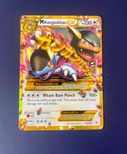 Pokemon TCG mega kangaskhan EX (secret rare) holo 109/106 XY flashfire NM - Image 2
