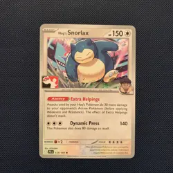 Play! Pokemon Prize Pack Series 7 Journey Together 117/159 Hop's Snorlax - Image 1