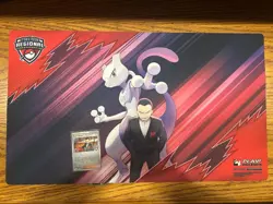 Play! Pokemon Mewtwo & Giovannia Regional Championship Playmat & Promo - Image 1