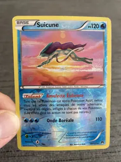 Carte Pokemon Suicune 30/122 Reverse Rupture Turbo Francais OCCASION - Image 3