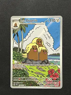 Pokemon Surging Sparks - Alolan Dugtrio - 208/191 - Illustration Art Rare - M/NM - Image 2