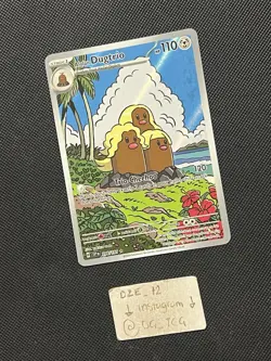 Pokemon Surging Sparks - Alolan Dugtrio - 208/191 - Illustration Art Rare - M/NM - Image 3