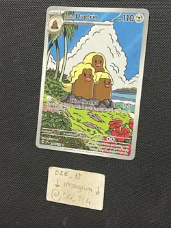 Pokemon Surging Sparks - Alolan Dugtrio - 208/191 - Illustration Art Rare - M/NM - Image 4