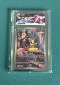 Ace 9 Mint - Marnie's Morpeko SVP 206 Black Star Promo Rival Battle Deck Pokemon - Image 1