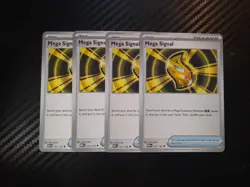 4x - Mega Evolution English: Mega Signal - #121/132 Pokemon TCG PLAYSET - Image 1