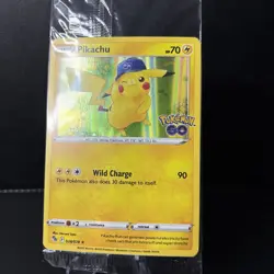 Pokemon SEALED Pikachu 028/078 Pokemon Go Holofoil Promo NM - Image 1