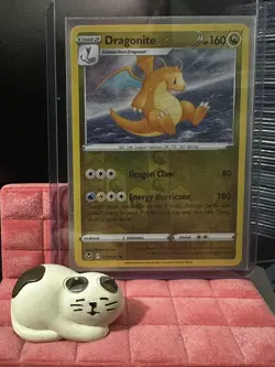 Pokemon TCG Dragonite Silver Tempest 131/195 Holo Holo Rare - Image 1