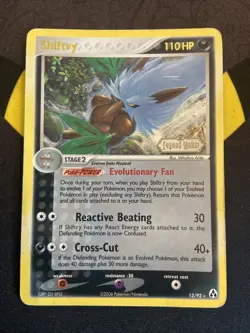 Pokemon TCG Shiftry EX Legend Maker 12/92 Reverse Holo Rare - Image 1
