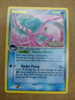 Pokemon TCG Gorebyss Legend Maker 17/92 Reverse Holo Rare Excellent Condition - Image 1