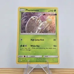 Pheromosa 11/131 Pokemon TCG Sun & Moon: Forbidden Light Holo Rare NM M - Image 1