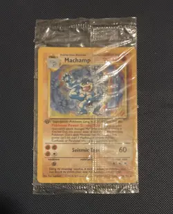 MACHAMP 8/102 Pokemon Base Set 1st Edition English Holo Sealed - Image 2