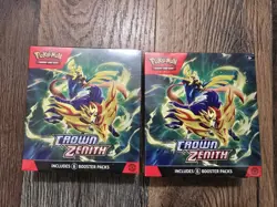 Pokemon TCG: Crown Zenith Booster Bundle Sealed X2 - Image 1