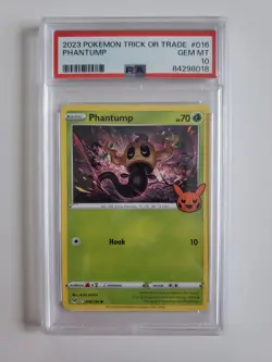 2023 Pokemon TCG Trick Or Trade Phantump PSA 10 - Image 5