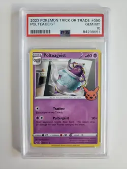 2023 Pokemon TCG Trick Or Trade Polteageist PSA 10 - Image 5
