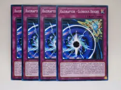 4x Yugioh Raidraptor -Glorious Bright Phni-en074 Phantom Nightmare 1st Edition - Image 1