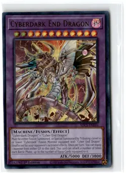 2021 Cyber Strike Structure Deck Cyberdark End Dragon #SDCS-EN044 Ultra Rare - Image 1
