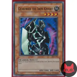 Yugioh Gearfried the Iron Knight PSV-E101 Super Rare NM - Image 1