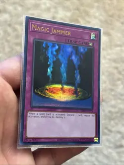 Yu-Gi-Oh! Magic Jammer MRD-EN128 MINT Ultra Rare Holo Unlimited 25th Anniversary - Image 2