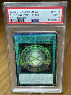 Yu-Gi-Oh - The Seal of Orichalcos - MP24-EN015 QCR - PSA 9 (July 25) - Image 1