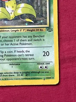 Victreebel 14/64 Holo Shiny Card Excellent Condition Pokemon (T65) - Image 5