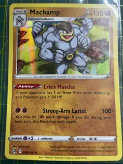 Pokemon TCG Machamp Holo Rare 088/198 Lost Origin Near Mint Pokemon Card - Image 1