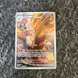 Pokemon TCG Blaziken 192/182 Destined Rivals Illustration Rare Card pack fresh - Image 1