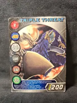 Bakugan Triple Threat Card, Lot#27A - Image 1