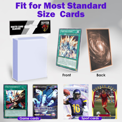 Trading Card Deck Boxes,Acrylic Commander Card Deck Case with 600Pcs Penny Soft - Image 4