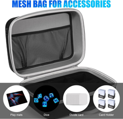Card MTG Deck Box with Carrying Case, 6 Pack Clear Commander Deckbox with 12 Div - Image 4