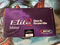 BOX OF 5. ELITE. WHITE . MAGIC THE MTG. DECK GUARDS. PROTECTOR Card Sleeves 500 - Image 3