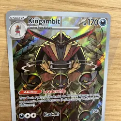 Kingambit 220/198 Scarlet & Violet Illustration Rare Pokemon Card Pack Fresh MT - Image 3